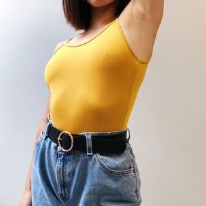 Mustard Yellow Body Suit 🦁